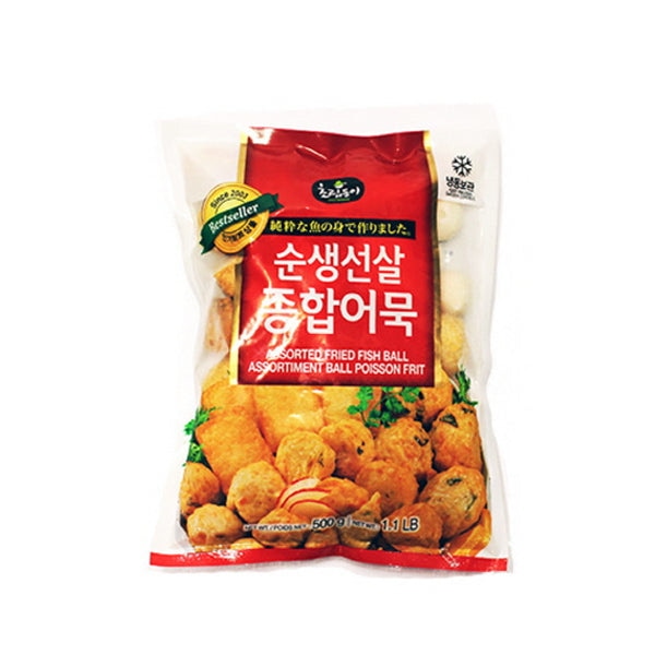 [Choripdong] Premium Fried Fish Cake (Assorted Shape) 500g -