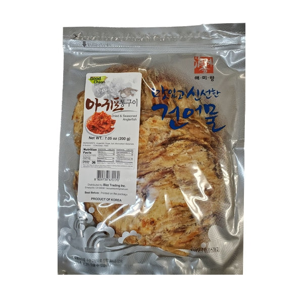 [Good Chaan] Roasted & Seasoned Monkfish(Anglerfish) 200g - 