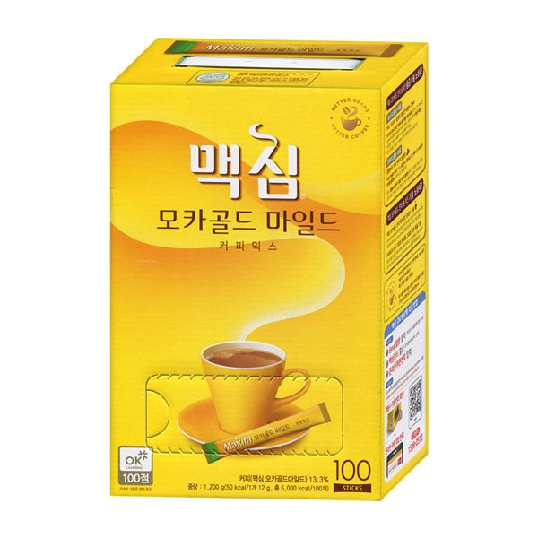 [Maxim] Coffee Mix Mocha Gold Mild 100counts - Beverage