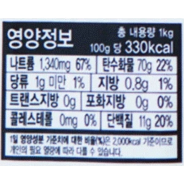 [Ottogi] Buckwheat Noodles 1kg - 